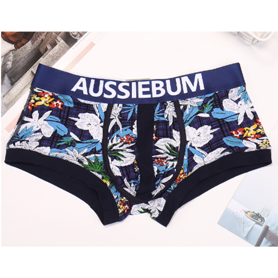 Boxer Aussiebum Hombre Colorful Blanco Azul
